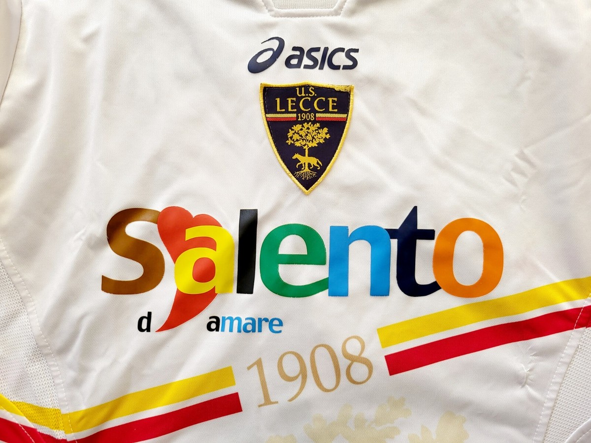 Lecce 2006 - 2007 Away football Asics Player Issue shirt #90