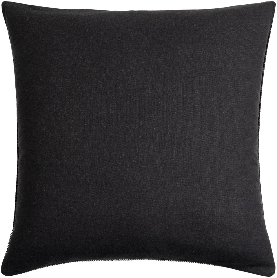x Becki Owens Modern Myrna Accent Pillow Cover only, 18" L x 18" W, Black - Image 3 of 4