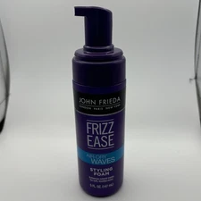 John Frieda Styling Foam Frizz Ease Dream Curls Air-Dry Waves 5 oz ~NO TOP