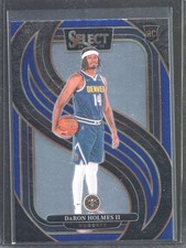 2024-25 Panini Select - Premier Level DaRon Holmes #173 Blue Rookie (RC) Nuggets