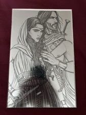 BRZRKR Fallen Empire 1 Frison foil LCSD variant (2023, Reeves/Tomlin/Isaacs)