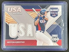 2020 Panini Elite Extra Edition Heston Kjerstad USA Material Jersey #USAM-HK