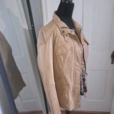 Eddie Bauer Soft Lamb Leather Jacket Womens Medium