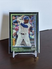 2025 Donruss Baseball #84 Sammy Sosa Black Circles Prizm Optic Chicago Cubs