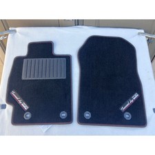 Hks Tuned Floor Mats Front Driver Passenger Set Jdm Black Red Trim Automotive