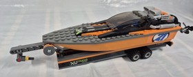 Lego City #60085 4 x 4 with Powerboat 2015 - 100% Complete with Instructions