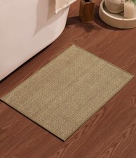 Bathroom Rugs Mat 24X17, Ultra Thin Non Slip Bath Mat Small Quick Dry Absorbent