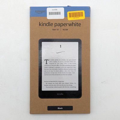Amazon Kindle Paperwhite 12th Generation 7 inch 16GB in Black | WIFI ONLY