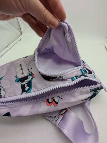 Vera Bradley ReActive Mini Sling Backpack, Lavender Butterflies - Good Shape! - Picture 7 of 11