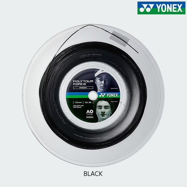 YONEX Polytour Force 1.25mm 16LGA 200m Tennis String Racket