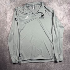Adidas Mens XL Grey Climalite 1/4 Zip Pullove...