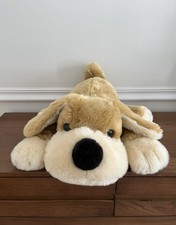 FAO Schwarz Patrick The Pup Plush Hound Dog Stuffed Animal 20  Soft Cuddly Clean