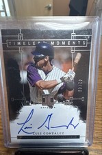 2024 Panini Impeccable - Timeless Moments Auto Luis Gonzalez #TMS-18 /49 (AU)