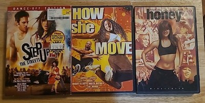Lot Of 3 Dance Off Movies Step It Up 2,how She Move,honey