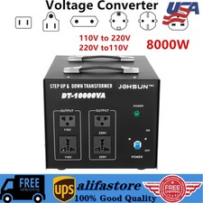 8000W Electric Voltage Converter Transformer Step Up  Down 110V   220V DT-10000
