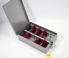 35mm Photo Slide Galvanized metal storage case - nice