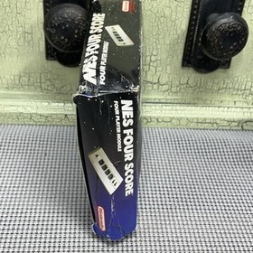 1990 NINTENDO NES FOUR SCORE FOUR PLAYER MODULE ACCESSORY Damaged Box