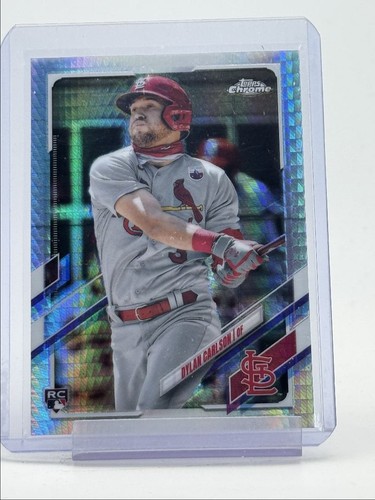 DYLAN CARLSON 2021 TOPPS CHROME ROOKIE PRISM REFRACTOR CARDINALS RC Q0252
