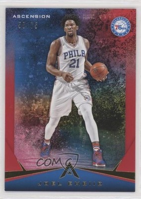 2017-18 Panini Ascension Red /75 Joel Embiid #64 7y2
