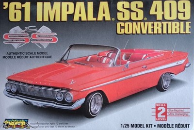 Lindberg 72182 Chevrolet Impala 1961 - SS 409 Convertible - Rarität - 1:25
