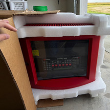 Simplex 4010ES Fire Alarm Control Panel 120V Red IDNAC 4010-9601