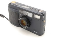 Rare NEAR MINT w/Case Ricoh GR21 35mm Film Camera Dark Navy From Japan