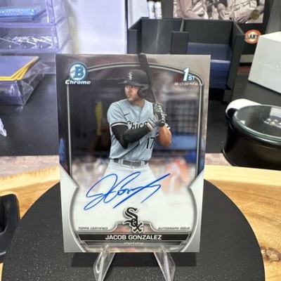 2023 Bowman Draft - Chrome Prospect Autographs Jacob Gonzalez #CDA-JGO (AU, RC)
