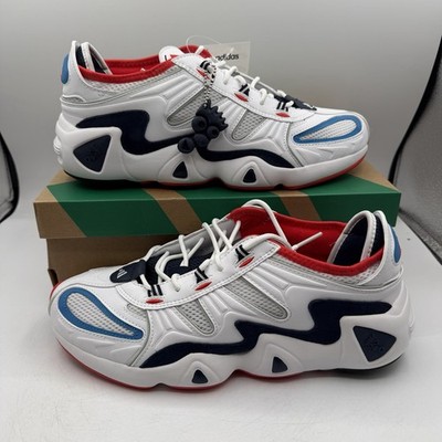 Adidas FYW S-97 OG Salvation Shoes Mens Size 10.5 White/Blue/Red Sneakers G27704