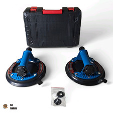 2-Pack 8 inch Heavy Duty Carry Suction Cups with 480lbs Load Capacity for Glass
