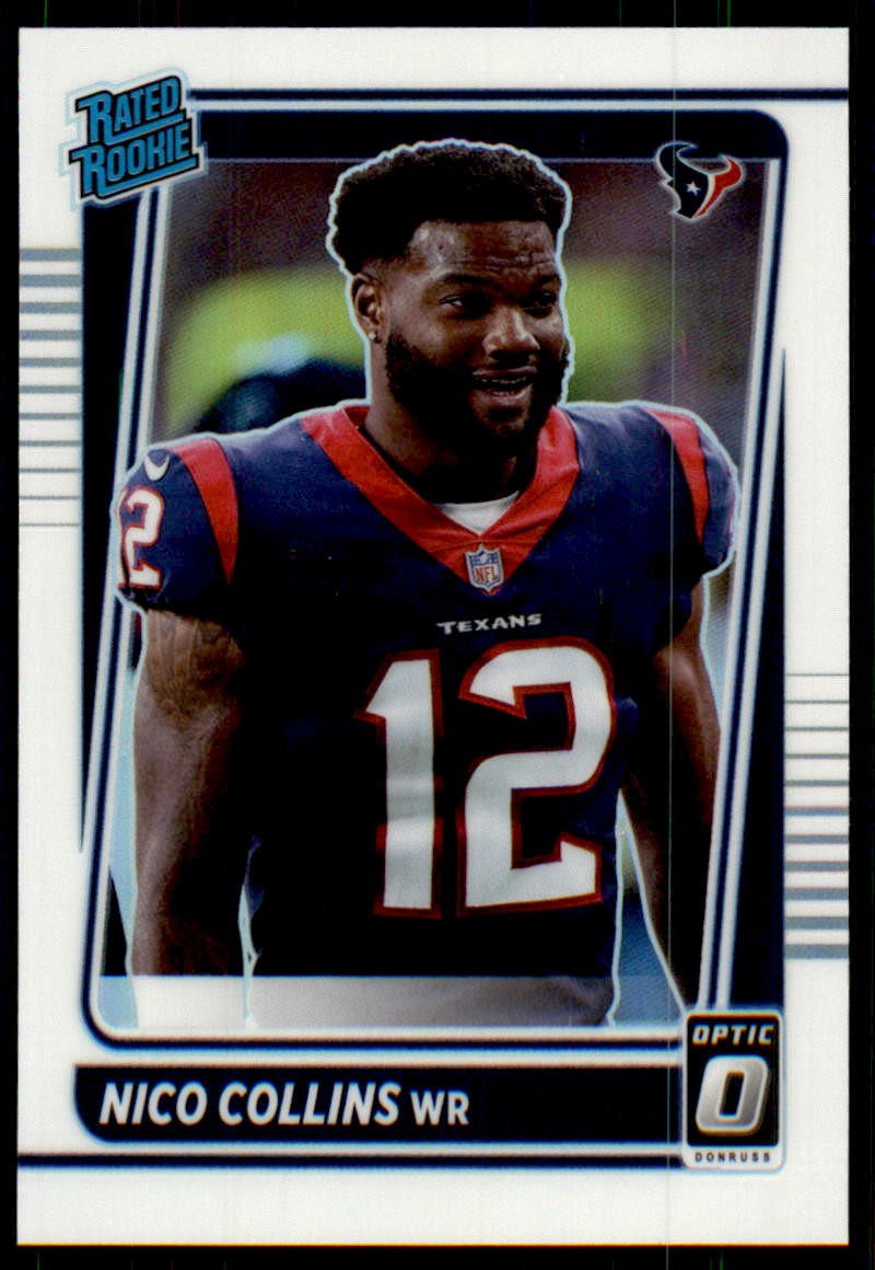 2021 Donruss Optic #230 Nico Collins Holo Variation Rookie