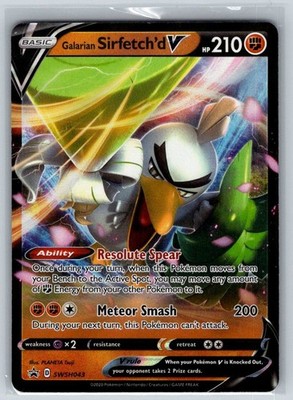 Galarian Sirfetch'd V SWSH043 SWSH: Sword & Shield Promo Cards Holo NM
