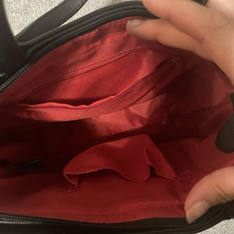 Women's Dorothy Perkins Black Handbag, Double Handles, Crossbody W/ Charm - Image 4 of 4