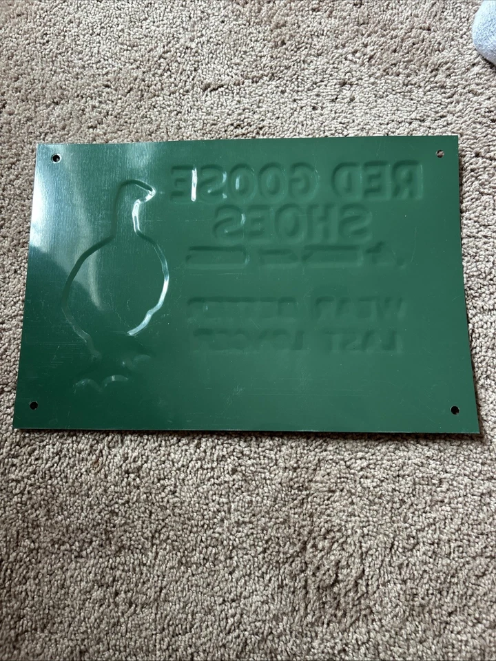 Red Goose Shoes Vintage Sign - Image 2 of 2