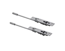 2 Pack Lever Extension Flush Bolt Latch Slide Bolt Lock in 6" Concealed Secur...