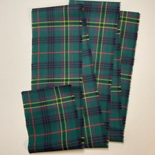 Kennedy Modern tartan medium weight  100% Wool fabric 2.10m x 13cm