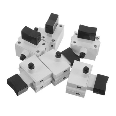 6 Pcs Sägeschalter Maschinenschalter Druckknopfschalter Startknopf Drücken
