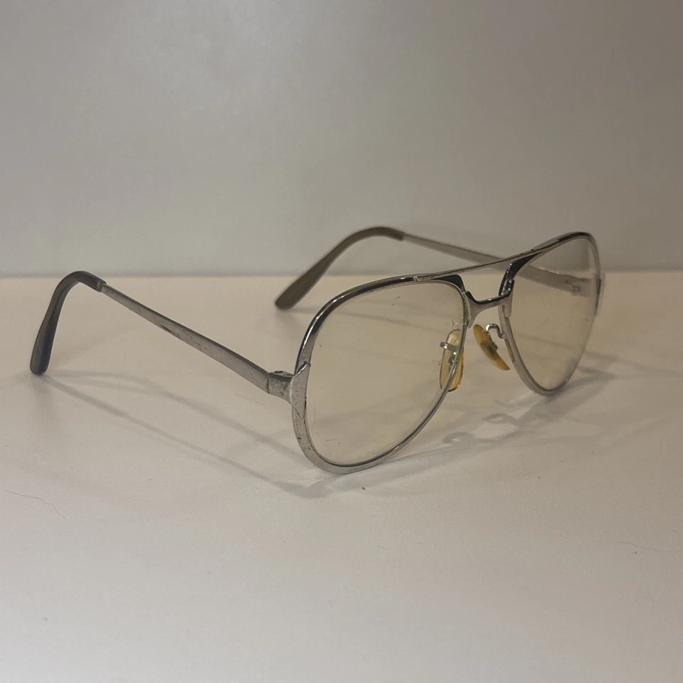 Monturas de gafas American Optical vintage de aviadores de la era de los años 70 AO 611 | 51-16-135 Foto 2 de 4