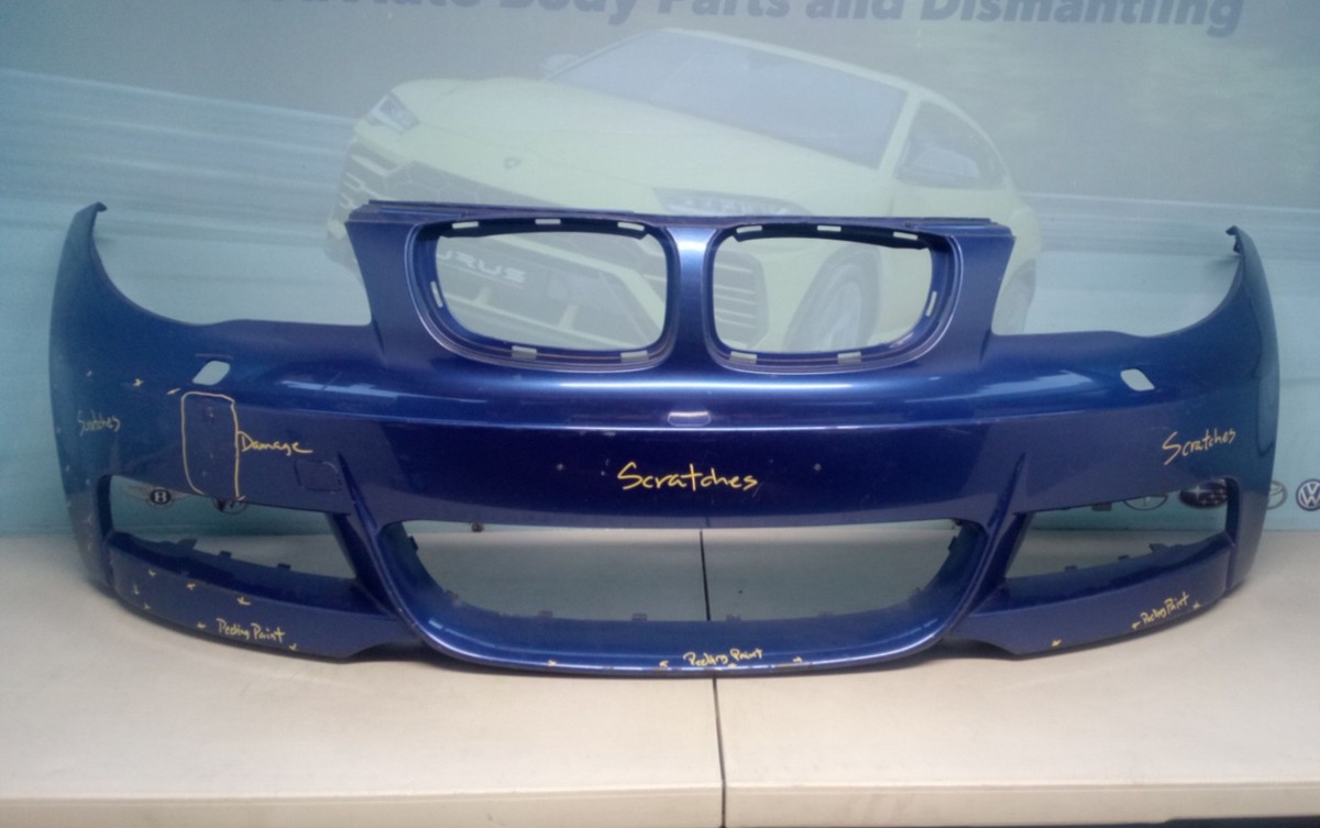 2008 2009 2010 2011 2012 2013 BMW 1 SERIES M SPORT FRONT BUMPER