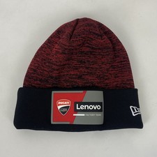 Ducati Corse Lenovo Factory Team Moto GP Beanie Mütze New Era rot schwarz