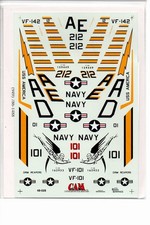 48-028 Tomcat Alley F-14A/B VF-142 USS America VF-101 Grim Reapers 1:48 CAM 