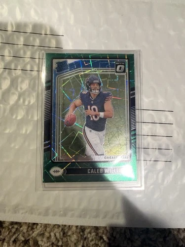 2024 Panini Donruss Optic - Caleb Williams #201 Green Velocity Prizm (RC)
