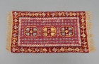 Vintage OOAK Hand Woven Wool Rug Artisan Dollhouse Miniature 1:12 — photo 9