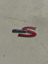 01-06 Acura Cl Rsx Tl Type-s Rear Trunk Emblem Badge Logo Red Chrome Oem