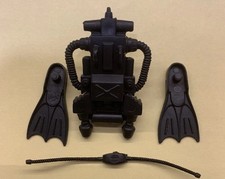 1985 Gi Joe Cobra Eels Replacement Accessories 90  Complete Black Major Repro