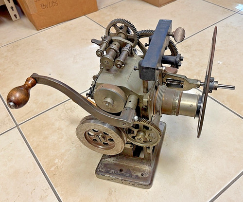Powers 6 Hand Cranked 35mm Theater Projector Mechanism Circa 1900