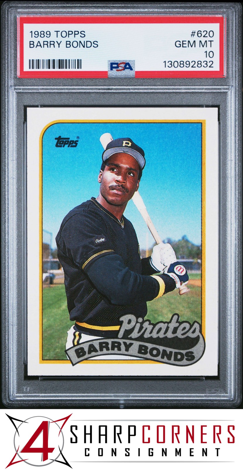 1989 TOPPS #620 BARRY BONDS PIRATES PSA 10