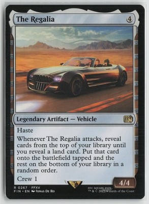 The Regalia Lightly Played 267 FINAL FANTASY Magic: The Gathering