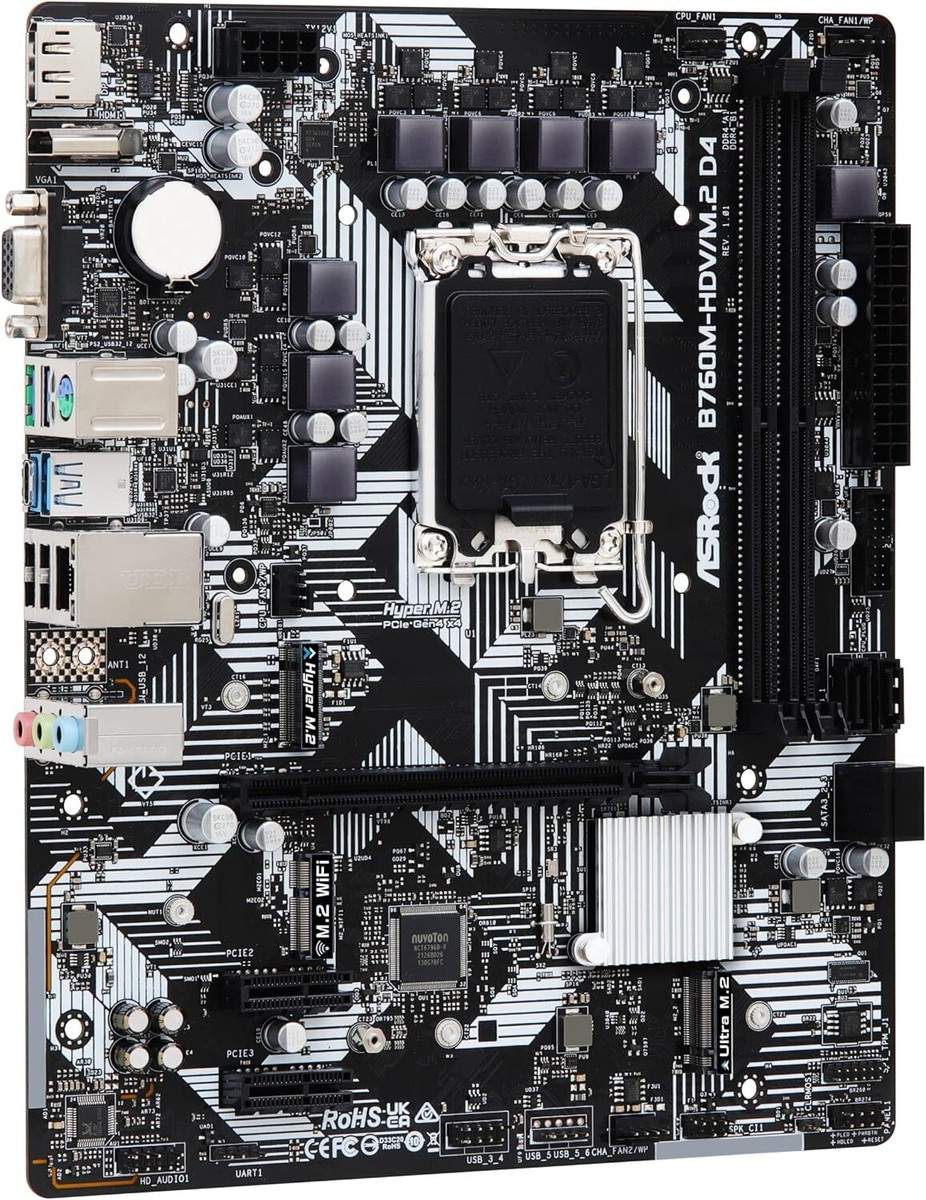 ASROCK　H610M-HVS-M.2 R2.0　LGA1200 Amazon.com: ASRock H610M-HVS/M.2 Motherboard (LGA 1700