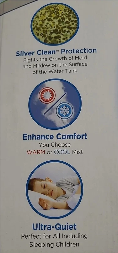 Pure Guardian 100-Hour Warm or Cool Mist Ultrasonic Humidifier - H1510 - Image 4 of 4