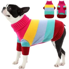 Large Dog Sweater Stretchy Dog Sweater Large Size Dog Turtleneck Sweater for ...